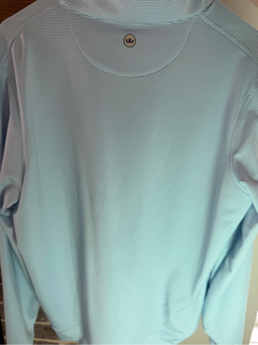 Peter Millar Perth quarter-zip is made from lightweight loop terry fabric in a l
